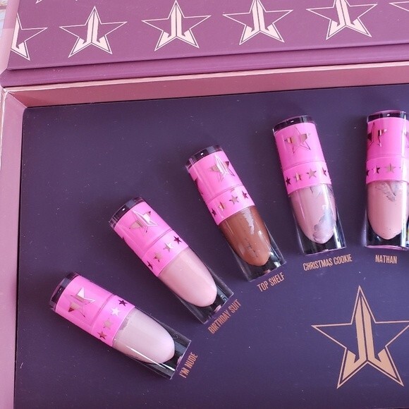 Jeffree Star Mini Velour Liquid Lipstick Set in Nudes - Picture 4 of 6